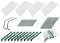 Парник складаний Neo Tools 160х69х49, 4 полиці, ПВХ плівка, прозорий