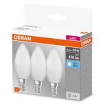 Набор ламп 3шт OSRAM LED E14 4.9Вт 4000К 470Лм B40