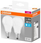 Набор ламп 2шт OSRAM LED E27 8.5Вт 4000К 806Лм A60