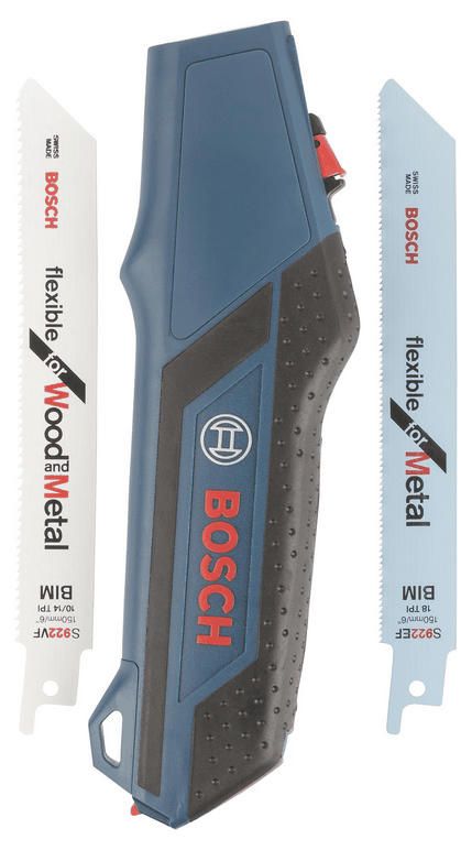 Рукоятка-тримач для шабельних полотен Bosch Professional з 2 полотнами