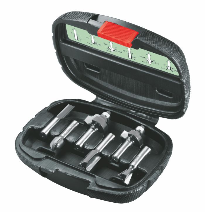 Набір фрез по дереву Bosch Professional Expert for Wood 8мм, 6шт
