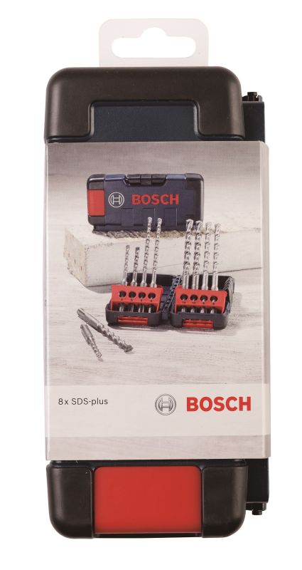 Набор ударных сверл по бетону Bosch SDS-Plus-3, 5-10мм, 8шт