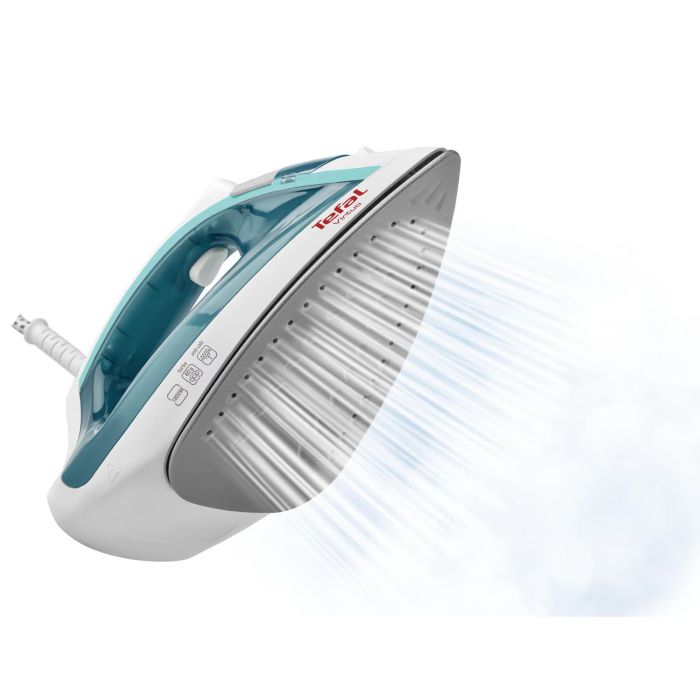 Утюг Tefal Virtuo, 1800Вт, 200мл, паровой удар -80гр, постоянный пар - 24гр, керам. подошва, бело-бирюзовый