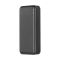 Акумулятор портативний літій-іонний Power Bank 2E 20000мА·год, USB-C/microUSB/USB-А, чорний