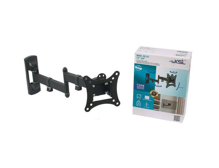 Кріплення ТВ поворотне   13-28" KSL WMO-3014T