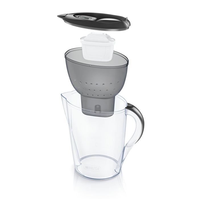 Фільтр-глечик Brita Marella Memo MXPro 2.4л (1.4л очищеної води) з фільтр-картриджем, графіт