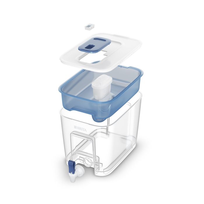 Фільтр-глечик Brita Flow Memo MXPro 8.2л (5.2л очищеної води) з фільтр-картриджем, синій