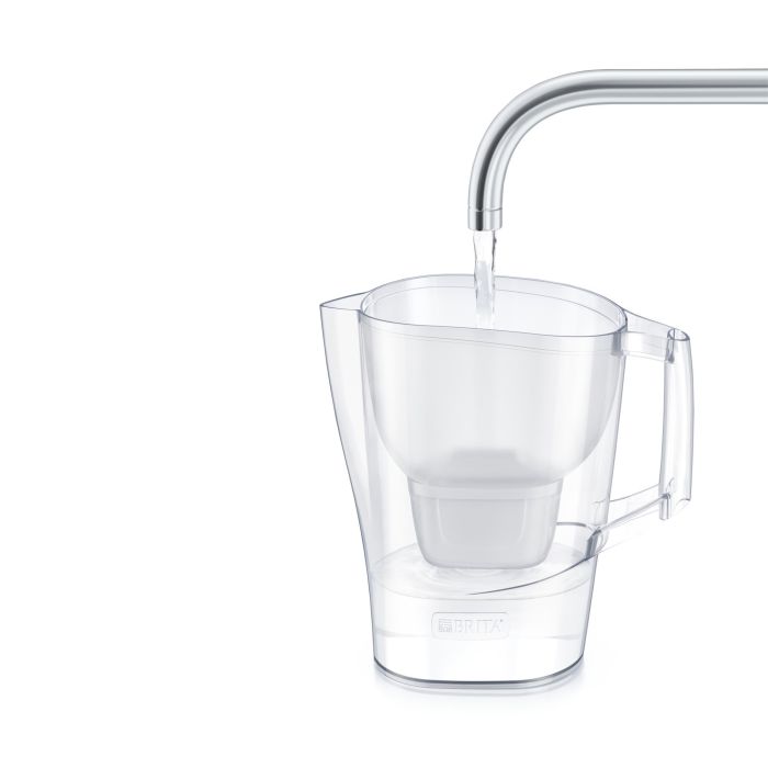 Фильтр-кувшин Brita Aluna Memo MXPro 2.4л (1.4л очищенной воды) с фильтр-картриджем 3шт, белый