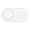 Зарядное устройство безпроводное Belkin 2в1 15Вт Pad Qi2, белый