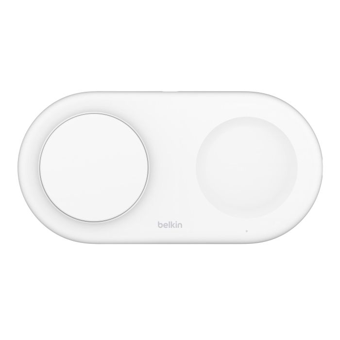 Зарядное устройство безпроводное Belkin 2в1 15Вт Pad Qi2, белый