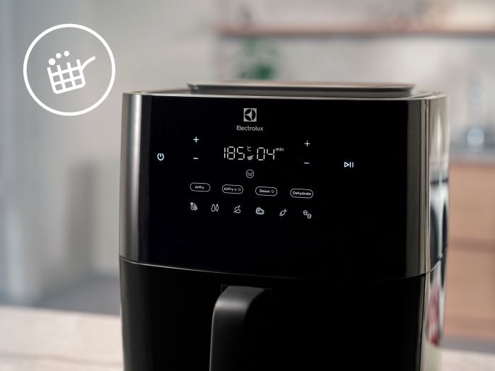 Мультипіч Electrolux 1800Вт, чаша-6.8л, сенсорне керування, 6 авто. програм, пара, пластик, чорний