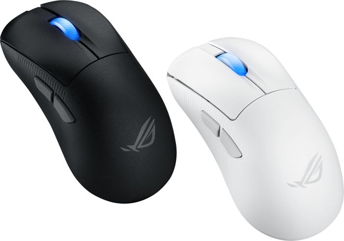 Миша ASUS ROG Keris II Ace, RGB, USB-A/WL/BT, білий