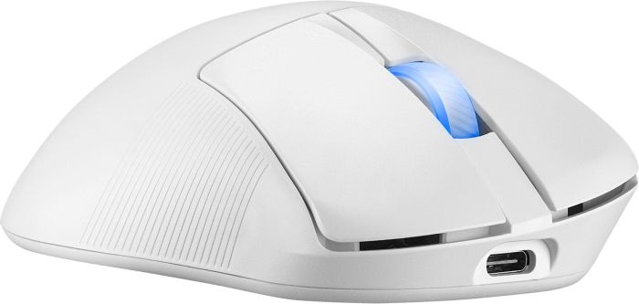 Миша ASUS ROG Keris II Ace, RGB, USB-A/WL/BT, білий