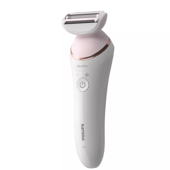 Епілятор Philips 8000 series дисковий, акумул., пінцет.-32, волог.+сух., насадок-7, футляр, білий
