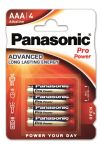 Батарейка Panasonic PRO POWER щелочная AAA блистер, 4 шт.