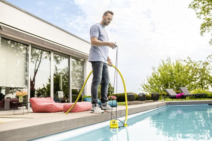 Насос дренажный для чистой воды Karcher SP 9.000 Flat 280Вт 9Куб-час высота 6м глубина 7м 3.75 кг