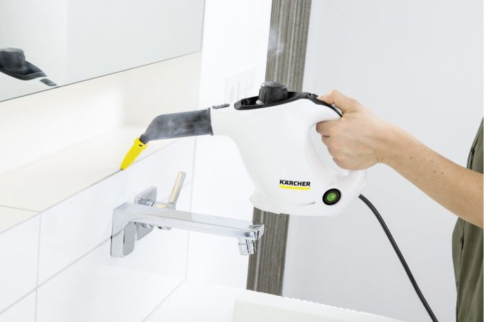 Пароочиститель Karcher SC 1, 1200Вт, 200мл, 3Бар, белый
