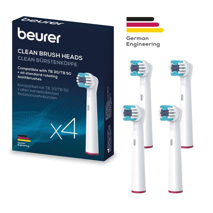 Насадка для зубной щетки  , 4 шт в комплекте, белый Beurer TB_30/50_C_4