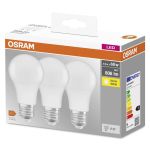 Набор ламп 3шт OSRAM LED E27 8.5Вт 2700К 806Лм A60