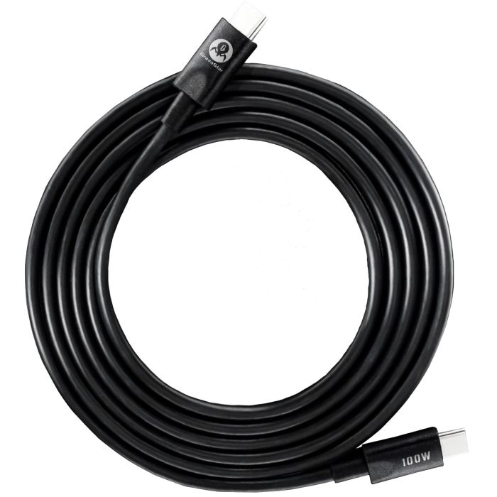 Кабель USB-C > USB-C заряджання/синхронізації GravaStar 1.5м, Type-C, 100w, чорний