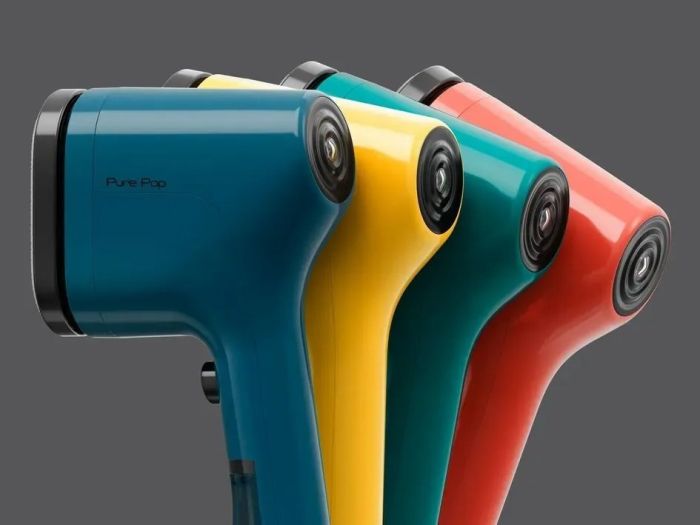 Отпариватель Tefal компактный Pure Pop, 1300Вт, 70мл, постоянный пар - 20гр, красный