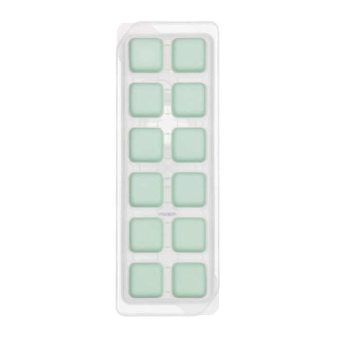 Форма для льоду з кришкою ARDESTO Fresh, 26х9.5х3.5см, силікон, пластик, зелений
