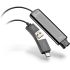 Переходник Poly DA75 USB > QD для гарнитур EncorePro, USB-A, USB-C, черный
