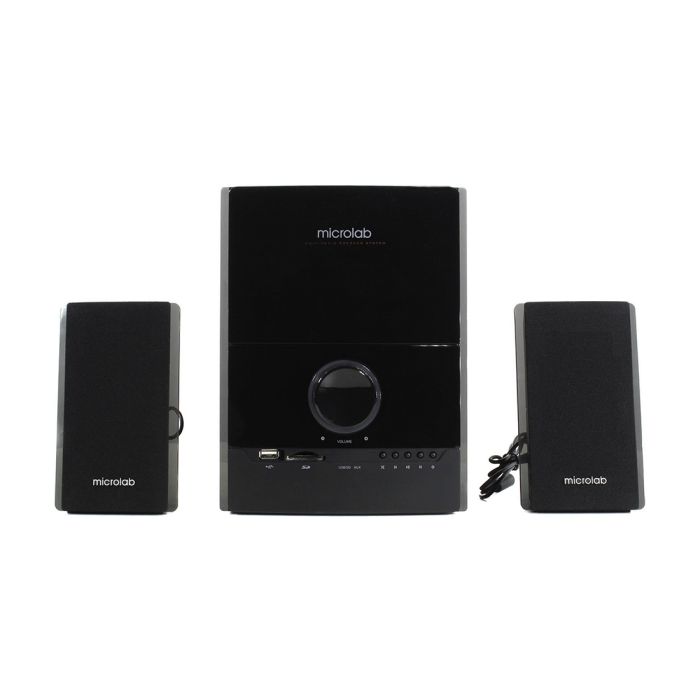 Акустическая система MICROLAB  2.1, 40W, mini-jack,USB ,SD, пк, черный Microlab M-500U