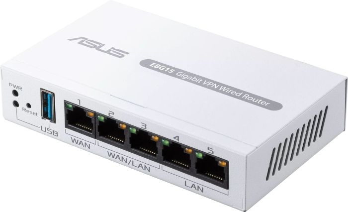 Коммутатор ASUS ExpertWiFi EBG15 2xGE LAN  1xGE WAN, 2xGE WAN/LAN, USB 3.2, BT
