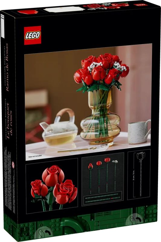 Конструктор LEGO Icons Botanicals Букет роз