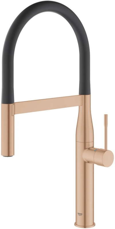 Змішувач для кухні Grohe Essence, довж.виливу - 240мм, поворотний/гнучкий, 1важіль, матовий теплий захід сонця
