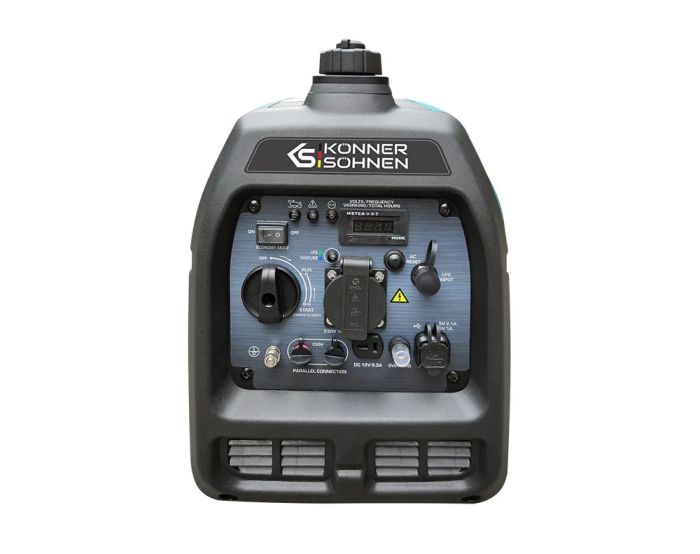 Генератор газо-бензиновый инверторный Konner&Sohnen KS 2100IGS, 230В, 2.0кВт, ручной старт, 19кг