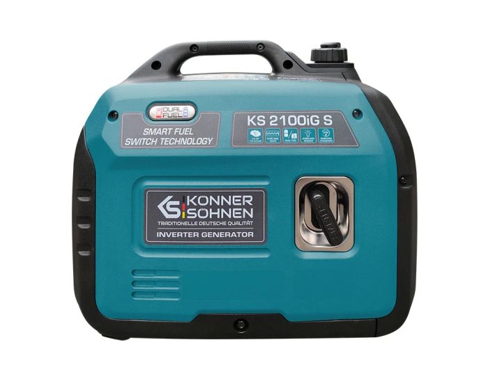 Генератор газобензиновий інверторний Konner&Sohnen KS 2100IGS, 230В, 2.0кВт, ручний стартер, 19кг