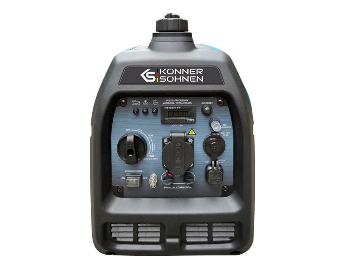 Генератор бензиновый инверторный Konner&Sohnen KS 2100IS, 230В, 2.0кВт, ручний стартер, 18.5кг
