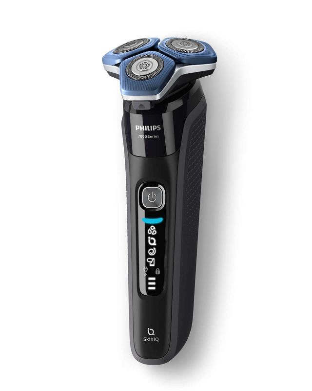Бритва електр. Philips роторна Series 7000,  бритв.головок-3, Li-Ion, сух.+волог., тример, чорний