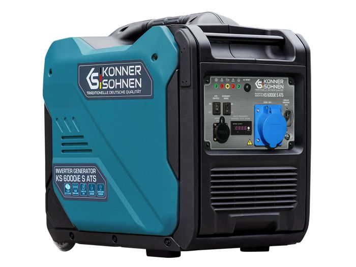 Генератор бензиновый инверторный Konner&Sohnen KS 6000iE S ATS, 230, 5.5кВт, АВР(ATS), электростартер, 40кг