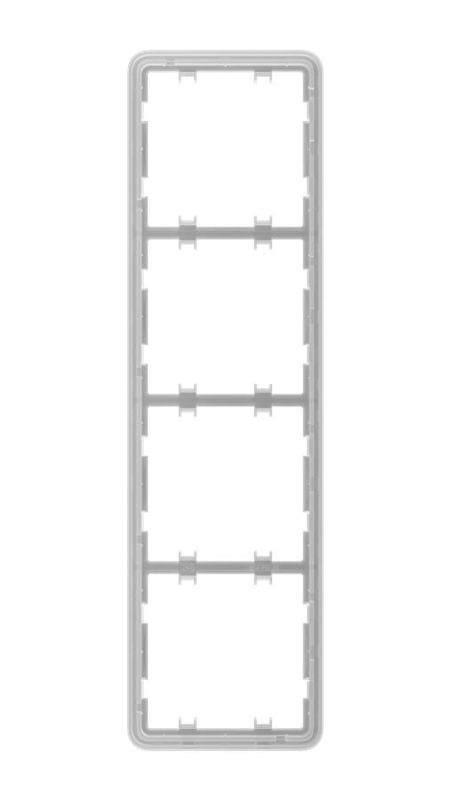Рамка для выключателя на 4 секции Ajax Frame 4 seats for LightSwitch Vertical