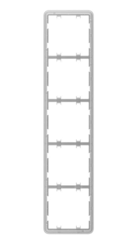 Рамка для вимикача на 5 секції Ajax Frame 5 seats for LightSwitch Vertical