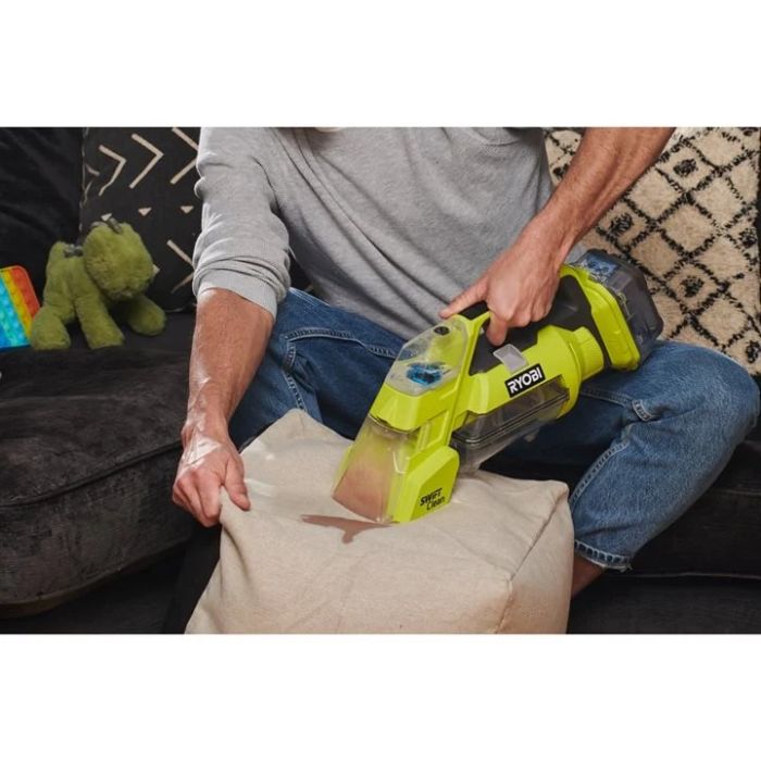 Пылесос аккумуляторный моющий Ryobi ONE+ RDC18-0 18В 17Вт контейнер для воды чистая/грязная 0.12/0.2л 2.5кг без АКБ и ЗУ