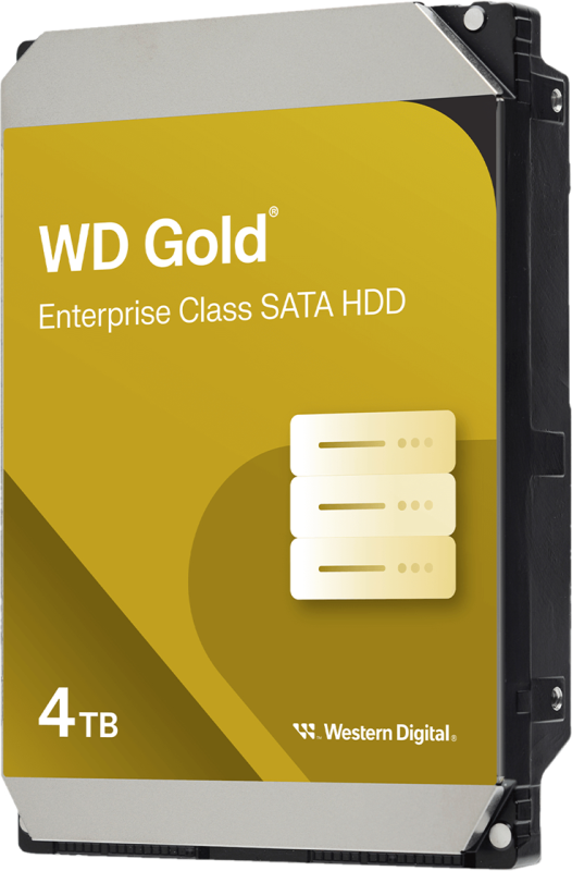 Жесткий диск WD  4TB 3.5" 7200 256MB SATA Gold