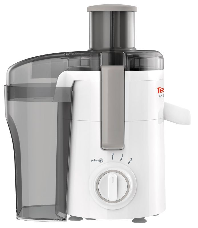 Соковитискач Tefal Frutelia + відцентрований 350Вт, чаша-0.95л, жмих-0.5л, пластик, біло-сірий