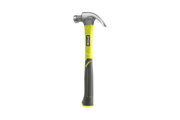 Молоток столярный Ryobi RHHCC560 560г магнитный держатель рукоятка стекловолокно