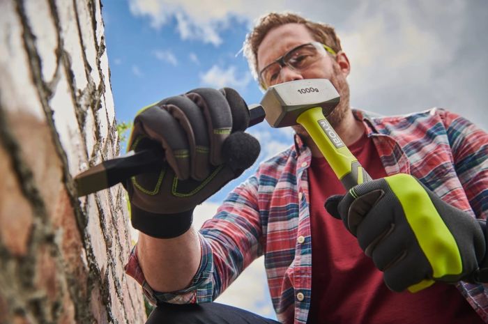 Молоток кувалда Ryobi RHHCH1000 1000г рукоятка стекловолокно