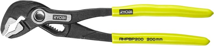 Клещи переставные Ryobi RHPBP200 0-24мм 200мм фиксация кнопкой Cr-V 0.26кг