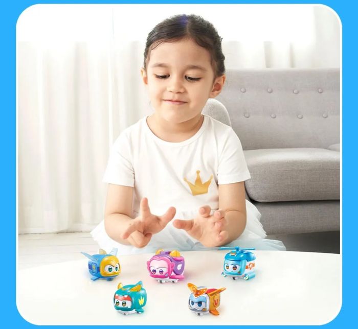 Игровая фигурка Super Wings Super Pet Элли любимец (Ellie pet), свет