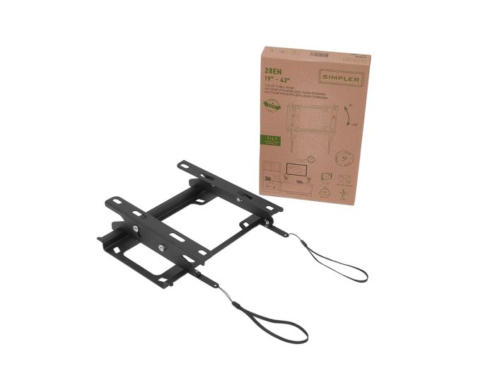 Кріплення ТВ з кутом нахилу Simpler  19-43" KSL 28EN