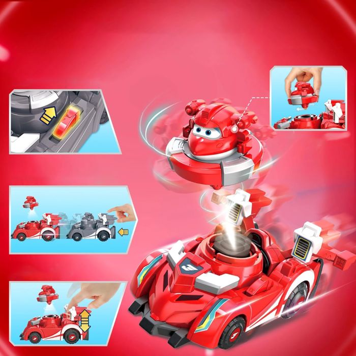 Игровой набор Super Wings Spinning Vehicle Джетт (Jett)