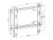 Крепление фиксированное ТВ 22-43" Simpler KSL 28EP
