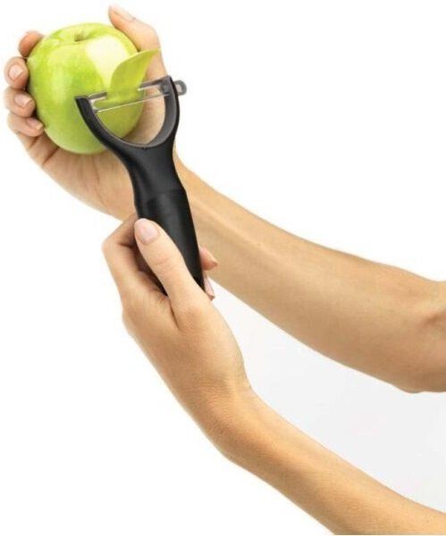 Овощечистка горизонтальная Tefal Comfort, 14см, нержавеющая сталь, пластик, черный