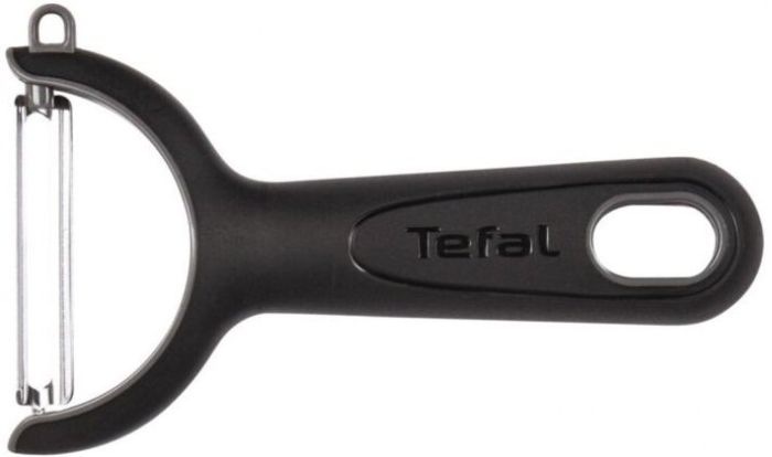 Овощечистка горизонтальная Tefal Comfort, 14см, нержавеющая сталь, пластик, черный